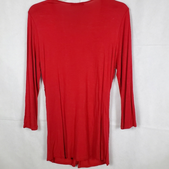 Ladies Red Valentines Shirt - Picture 3 of 4